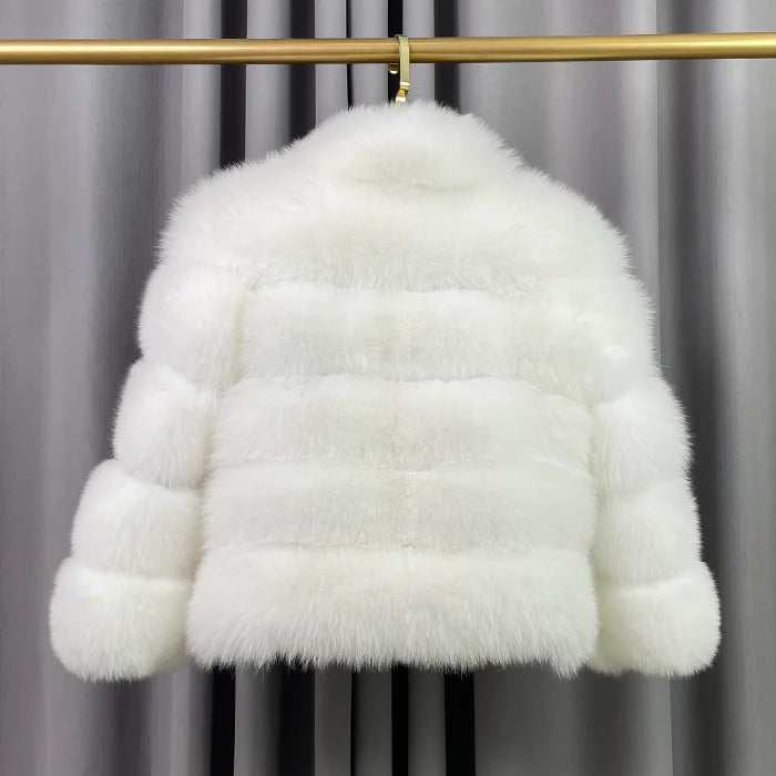 Wholesale Customized Fashion High-quality Short for Fur Cotton Filled Winter Warm Thickened Reversible Women's Jacket