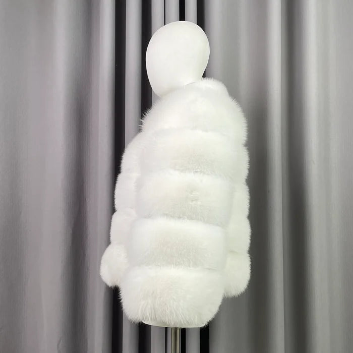 Wholesale Customized Fashion High-quality Short for Fur Cotton Filled Winter Warm Thickened Reversible Women's Jacket