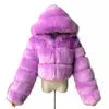 Hot Selling Women Winter Windproof Warm Plus Size Faux Fur Long Sleeve Jacket Parka Coats With Hood