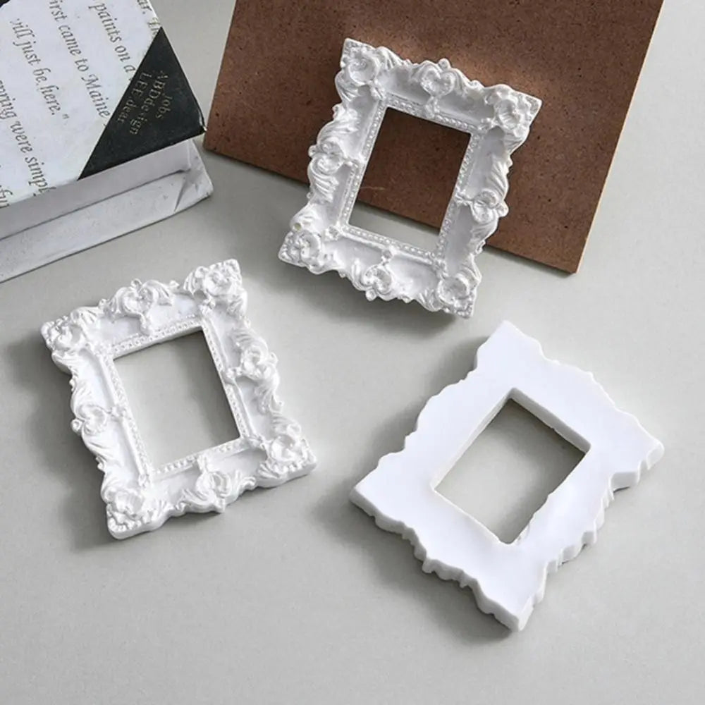 European Design Home Decor Diy Artistic Atmosphere Desktop Ornaments Resin Crafts Photo Frames Jewelry Shots Backdrop