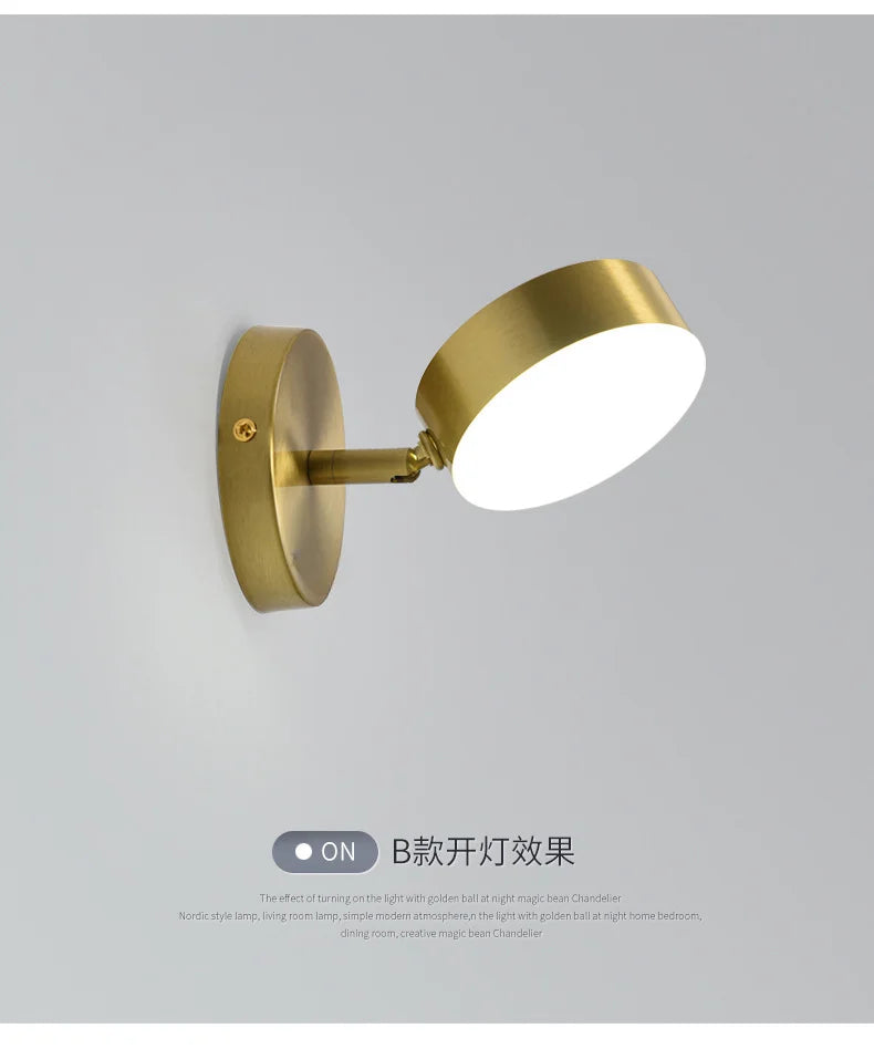 Room Decor Headboard Nordic Modern Simple Creative Living Room Bedroom Staircase Balcony Corridor Bathroom LED Wall Light