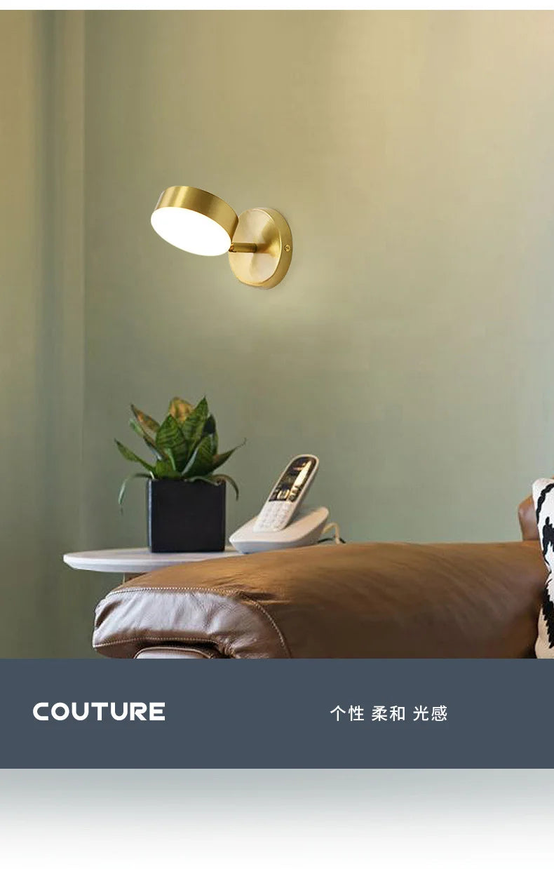 Room Decor Headboard Nordic Modern Simple Creative Living Room Bedroom Staircase Balcony Corridor Bathroom LED Wall Light