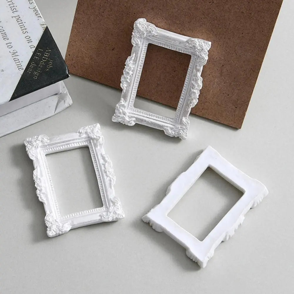 European Design Home Decor Diy Artistic Atmosphere Desktop Ornaments Resin Crafts Photo Frames Jewelry Shots Backdrop