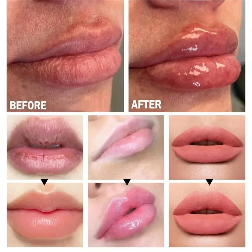 Lip Plump Serum Elasticity Essential Oil Reduces Lip Lines Get Rid Dry Cracked Moisturize Balm Gloss Labial Sexy Lip Care Makeup