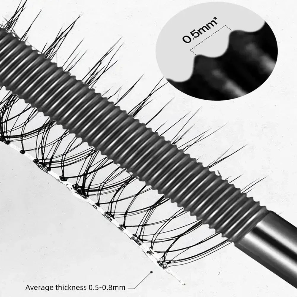 Black Waterproof Mascara - Lengthening and Volumizing | Smooth Application for Silky Lashes | Long-lasting and Smudge-proof
