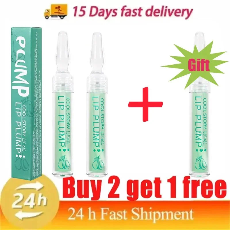 Lip Plump Serum Elasticity Essential Oil Reduces Lip Lines Get Rid Dry Cracked Moisturize Balm Gloss Labial Sexy Lip Care Makeup