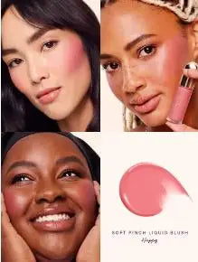 5 Color Tinted Pressed Powder Liquid Blush Highlight Enhance Facial Contours Stick Modify The Facial Shape Cream Blush Makeup