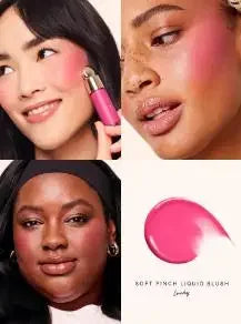 5 Color Tinted Pressed Powder Liquid Blush Highlight Enhance Facial Contours Stick Modify The Facial Shape Cream Blush Makeup