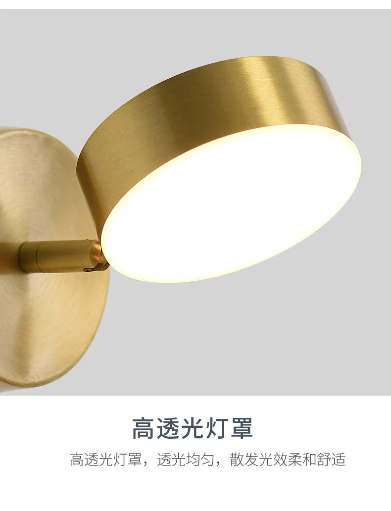 Room Decor Headboard Nordic Modern Simple Creative Living Room Bedroom Staircase Balcony Corridor Bathroom LED Wall Light