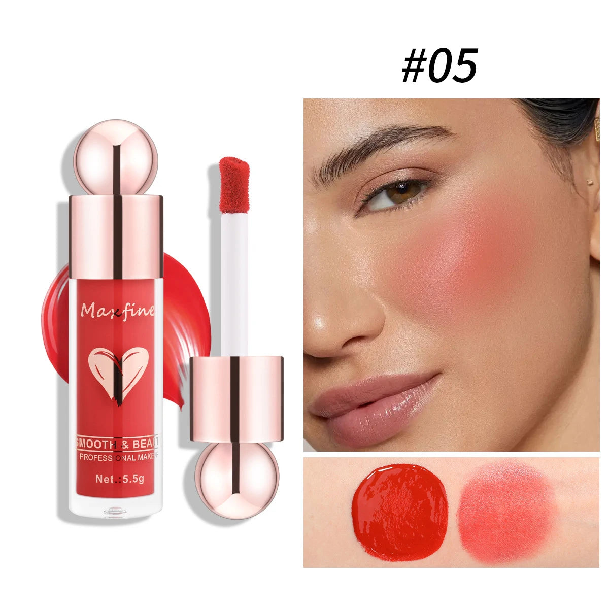 Liquid blush when applied with a hydrating touch can brighten your complexion keep your makeup on without smudge