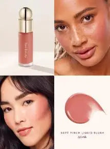 5 Color Tinted Pressed Powder Liquid Blush Highlight Enhance Facial Contours Stick Modify The Facial Shape Cream Blush Makeup