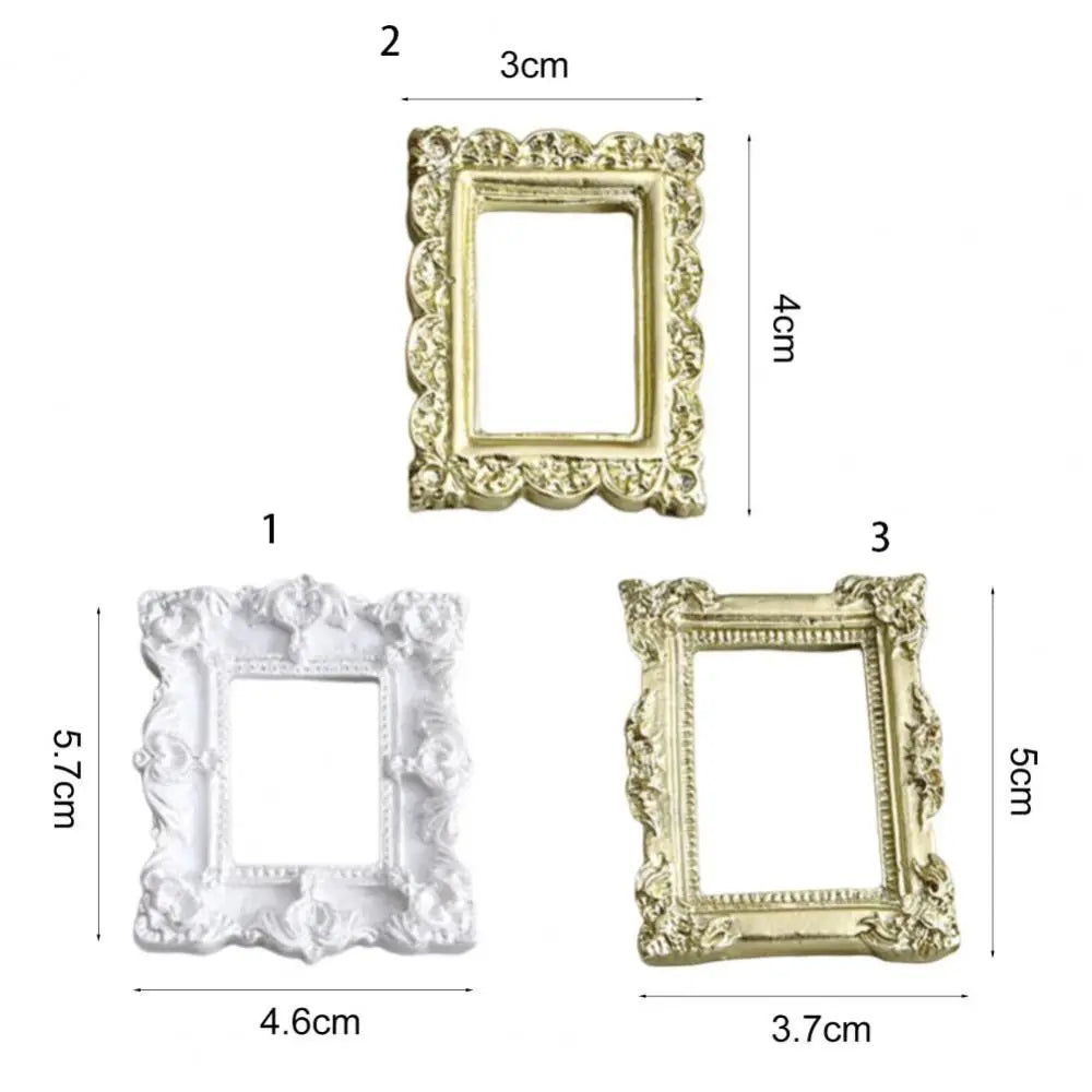 European Design Home Decor Diy Artistic Atmosphere Desktop Ornaments Resin Crafts Photo Frames Jewelry Shots Backdrop