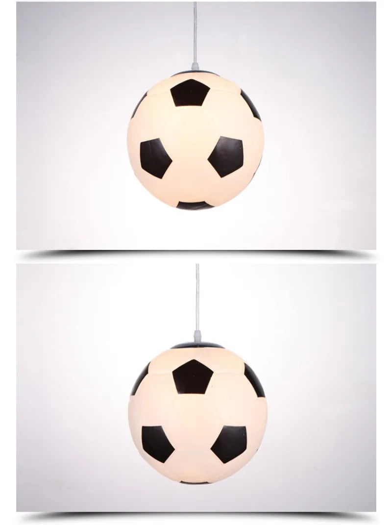 Modern Simple and Stylish Bedroom Children's Room Kindergarten Mother and Baby Store Football Blue Ball Chandelier