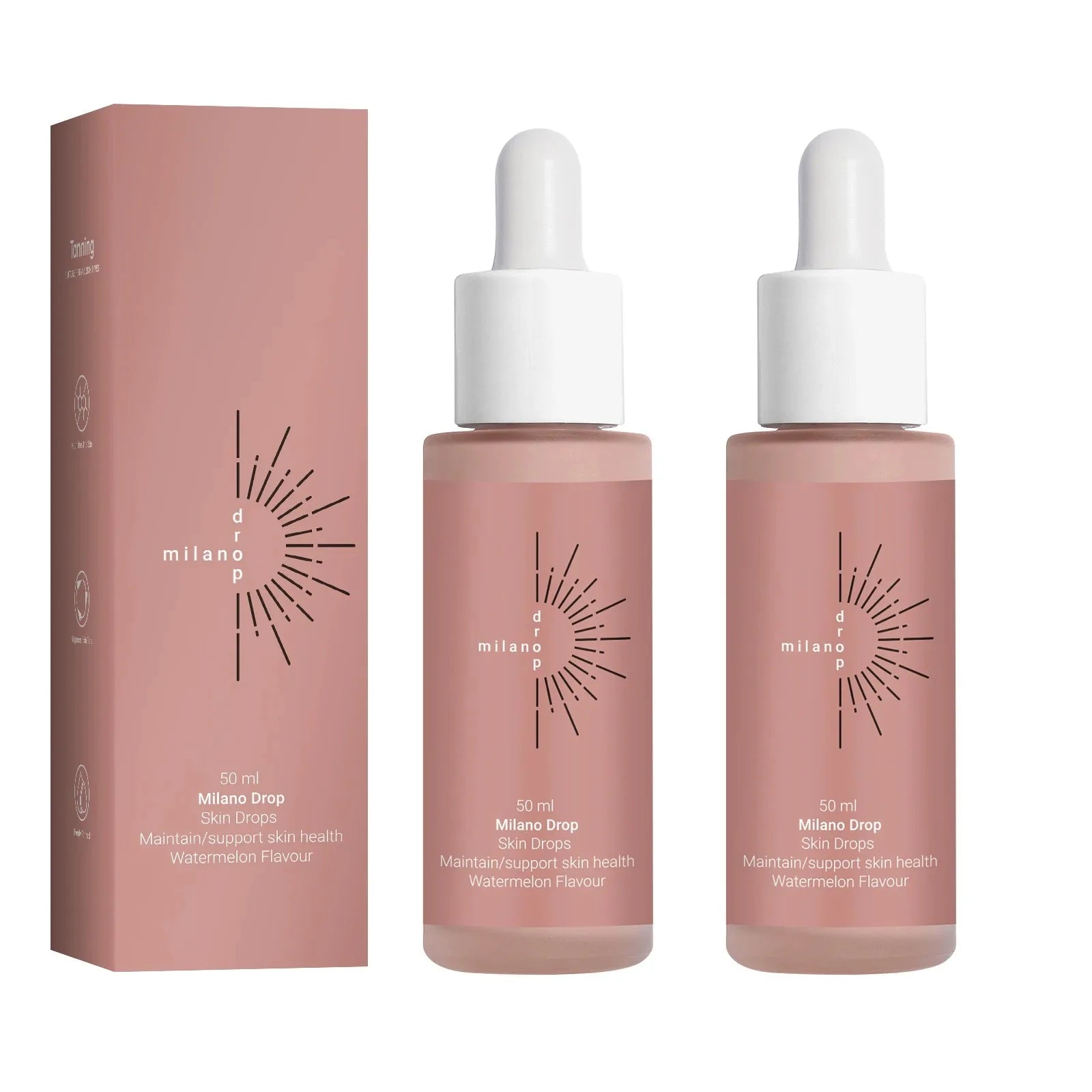 2/1pcs Self Tanning Drops Enhance Skin Melanin Liquid Bronzer Natural Tanner Sunless Tanning For Body Face Preventing Sunburn