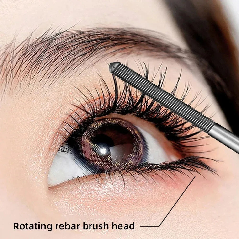 Black Waterproof Mascara - Lengthening and Volumizing | Smooth Application for Silky Lashes | Long-lasting and Smudge-proof