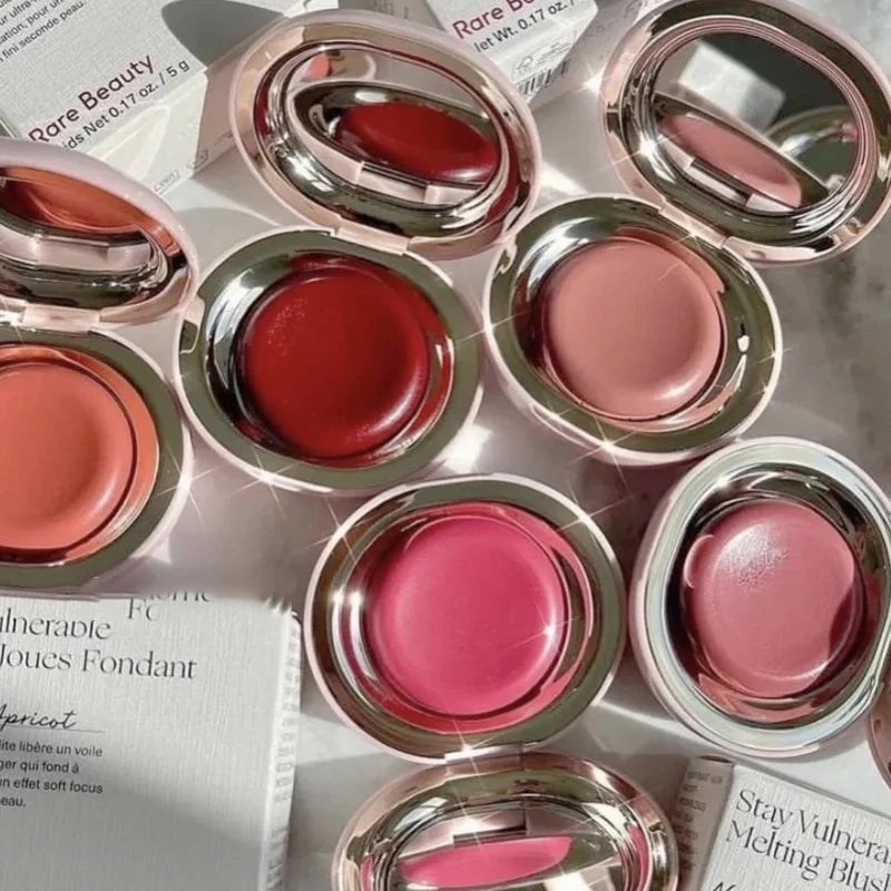 5 Color Tinted Pressed Powder Liquid Blush Highlight Enhance Facial Contours Stick Modify The Facial Shape Cream Blush Makeup