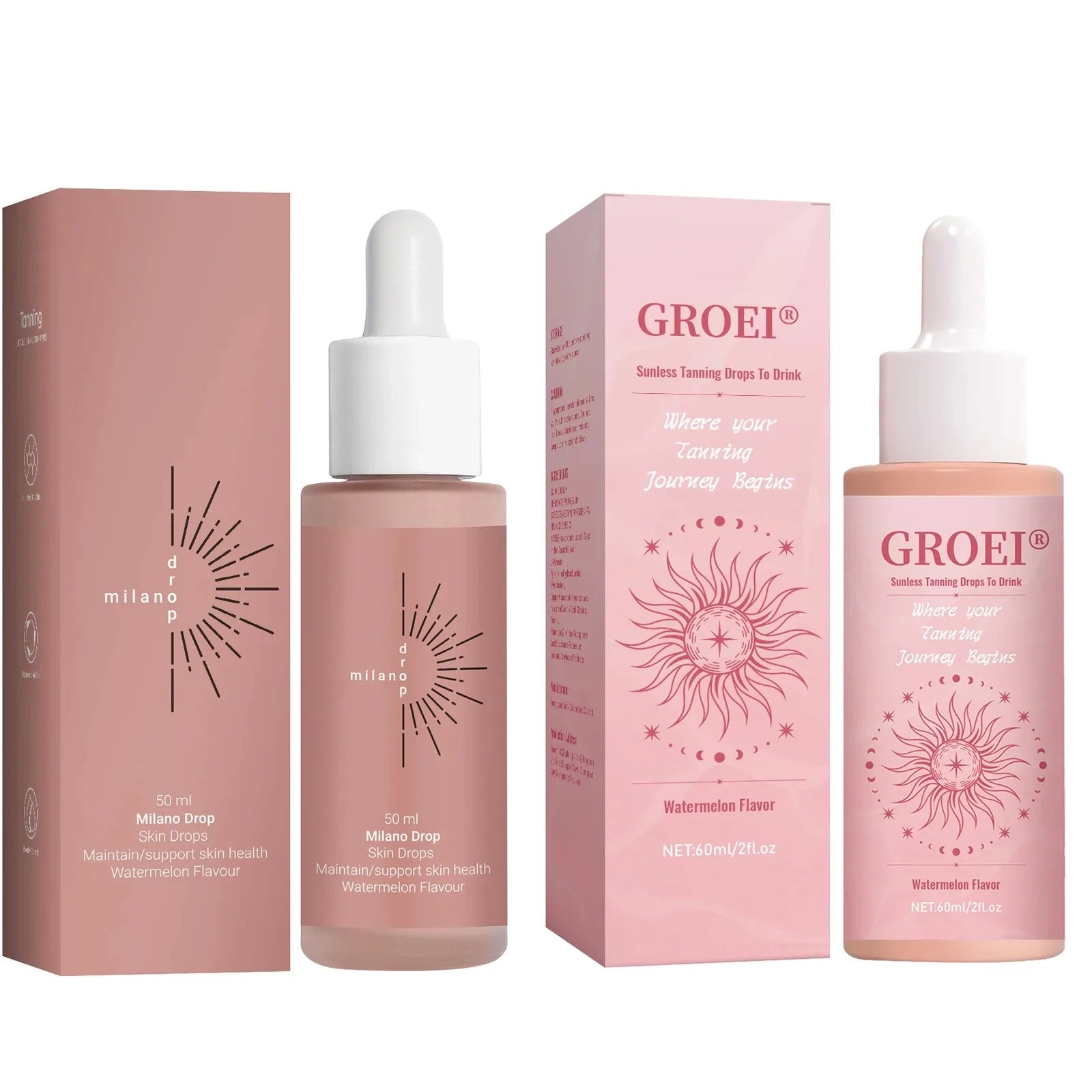 2/1pcs Self Tanning Drops Enhance Skin Melanin Liquid Bronzer Natural Tanner Sunless Tanning For Body Face Preventing Sunburn