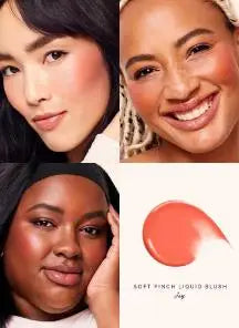 5 Color Tinted Pressed Powder Liquid Blush Highlight Enhance Facial Contours Stick Modify The Facial Shape Cream Blush Makeup