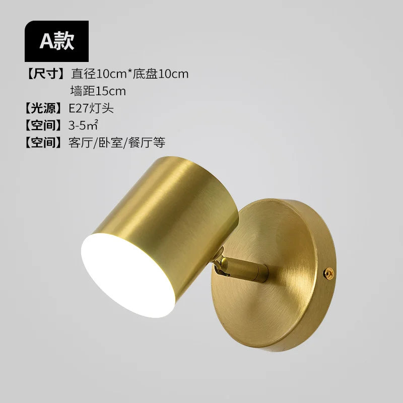 Room Decor Headboard Nordic Modern Simple Creative Living Room Bedroom Staircase Balcony Corridor Bathroom LED Wall Light