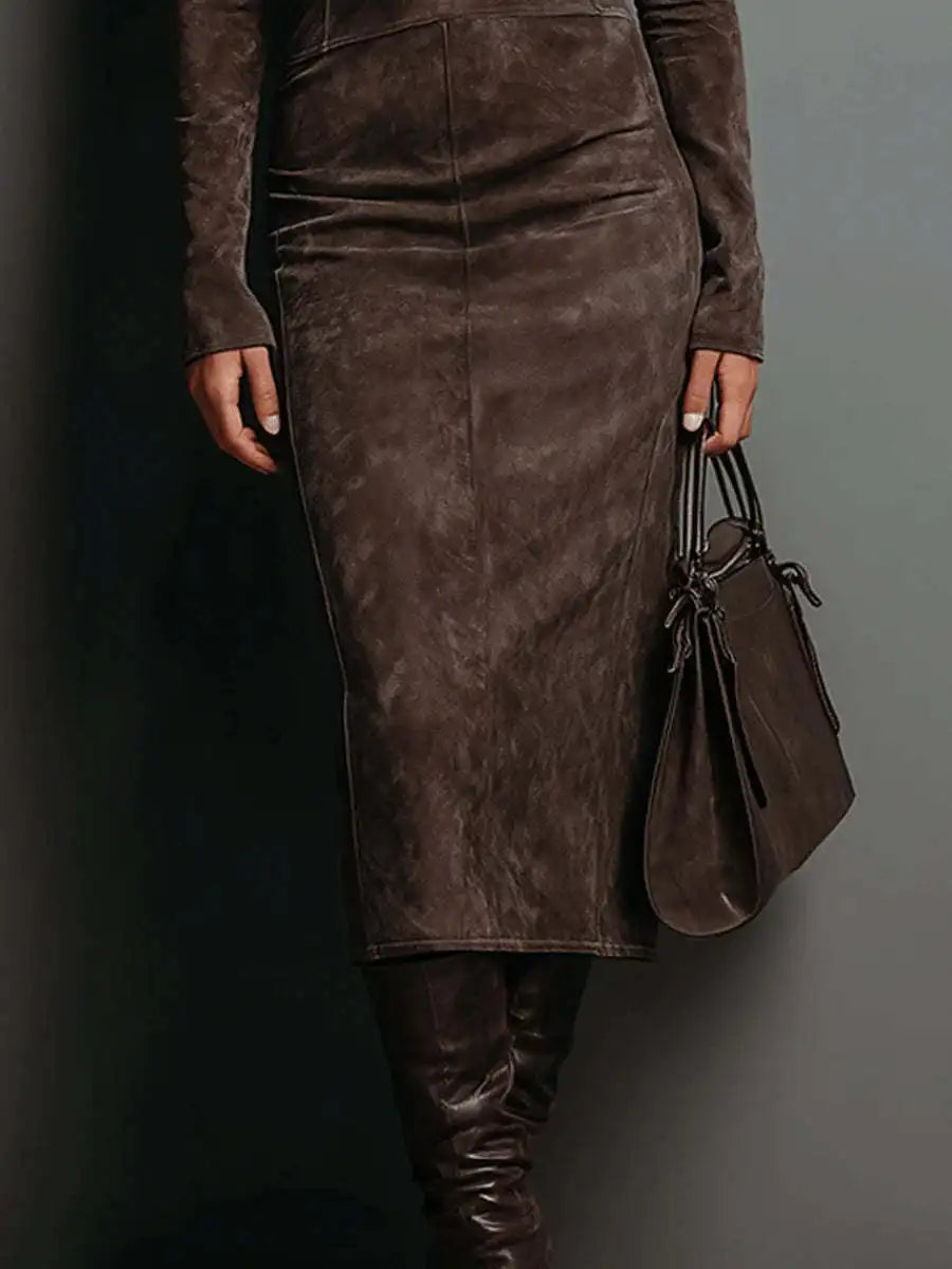 Woman Clothes Long-sleeved Bottoming Dress For Women 2025 New Autumn Winter Sexy Slim Fit With Coat Hip-hugging Skirt Inner Wear